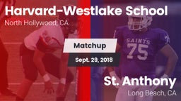Matchup: Harvard-Westlake vs. St. Anthony  2018