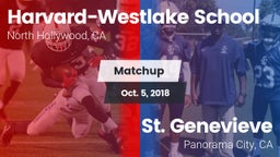 Matchup: Harvard-Westlake vs. St. Genevieve  2018