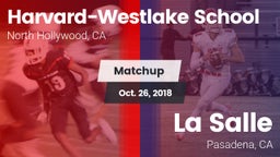 Matchup: Harvard-Westlake vs. La Salle  2018