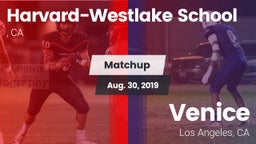 Matchup: Harvard-Westlake vs. Venice  2019