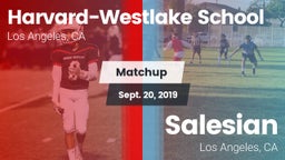 Matchup: Harvard-Westlake vs. Salesian  2019
