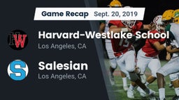 Recap: Harvard-Westlake School vs. Salesian  2019