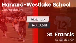 Matchup: Harvard-Westlake vs. St. Francis  2019