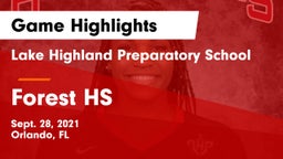Lake Highland Preparatory School vs Forest HS Game Highlights - Sept. 28, 2021