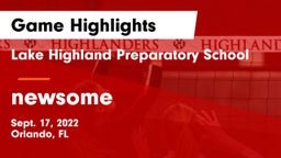 Lake Highland Preparatory School vs newsome Game Highlights - Sept. 17, 2022
