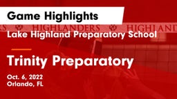 Lake Highland Preparatory School vs Trinity Preparatory  Game Highlights - Oct. 6, 2022