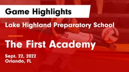 Lake Highland Preparatory School vs The First Academy Game Highlights - Sept. 22, 2022