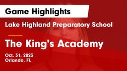 Lake Highland Preparatory School vs The King's Academy Game Highlights - Oct. 31, 2023