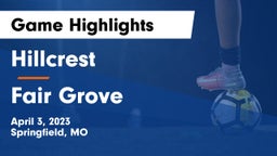 Hillcrest  vs Fair Grove  Game Highlights - April 3, 2023
