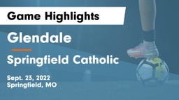 Glendale  vs Springfield Catholic  Game Highlights - Sept. 23, 2022