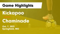 Kickapoo  vs Chaminade  Game Highlights - Oct. 7, 2023