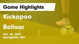 Kickapoo  vs Bolivar  Game Highlights - Oct. 20, 2023