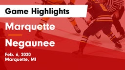 Marquette  vs Negaunee  Game Highlights - Feb. 6, 2020