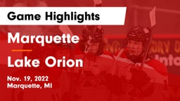 Marquette  vs Lake Orion  Game Highlights - Nov. 19, 2022