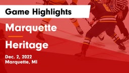 Marquette  vs Heritage  Game Highlights - Dec. 2, 2022