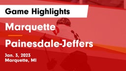 Marquette  vs Painesdale-Jeffers Game Highlights - Jan. 3, 2023