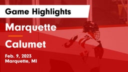 Marquette  vs Calumet  Game Highlights - Feb. 9, 2023