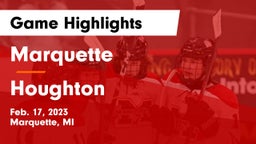Marquette  vs Houghton  Game Highlights - Feb. 17, 2023