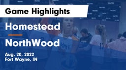 Homestead  vs NorthWood  Game Highlights - Aug. 20, 2022