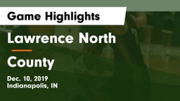 Lawrence North  vs County Game Highlights - Dec. 10, 2019