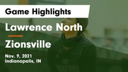 Lawrence North  vs Zionsville  Game Highlights - Nov. 9, 2021