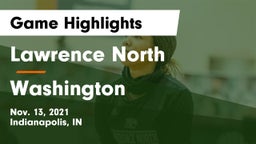 Lawrence North  vs Washington  Game Highlights - Nov. 13, 2021