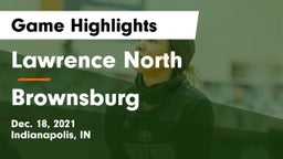 Lawrence North  vs Brownsburg  Game Highlights - Dec. 18, 2021