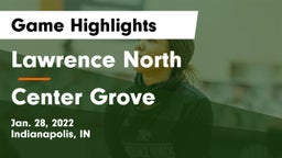 Lawrence North  vs Center Grove  Game Highlights - Jan. 28, 2022