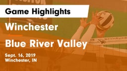 Winchester  vs Blue River Valley  Game Highlights - Sept. 16, 2019