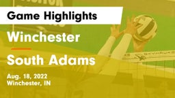 Winchester  vs South Adams Game Highlights - Aug. 18, 2022