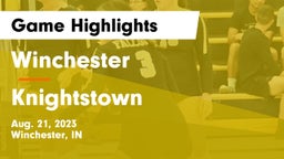 Winchester  vs Knightstown  Game Highlights - Aug. 21, 2023