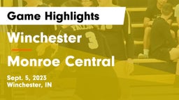 Winchester  vs Monroe Central  Game Highlights - Sept. 5, 2023