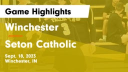 Winchester  vs Seton Catholic  Game Highlights - Sept. 18, 2023
