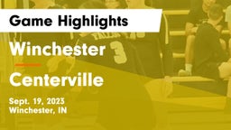 Winchester  vs Centerville  Game Highlights - Sept. 19, 2023