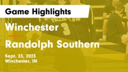 Winchester  vs Randolph Southern  Game Highlights - Sept. 23, 2023