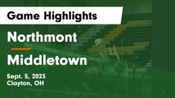 Northmont  vs Middletown  Game Highlights - Sept. 5, 2023