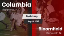 Matchup: Columbia  vs. Bloomfield  2017