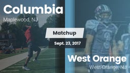 Matchup: Columbia  vs. West Orange  2017