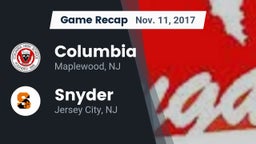 Recap: Columbia  vs. Snyder  2017