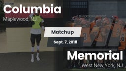 Matchup: Columbia  vs. Memorial  2018