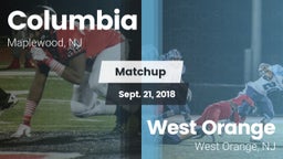 Matchup: Columbia  vs. West Orange  2018