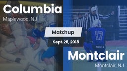Matchup: Columbia  vs. Montclair  2018