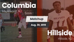 Matchup: Columbia  vs. Hillside  2019