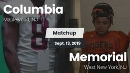 Matchup: Columbia  vs. Memorial  2019