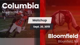 Matchup: Columbia  vs. Bloomfield  2019