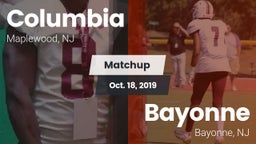 Matchup: Columbia  vs. Bayonne  2019