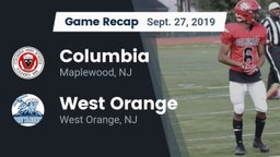 Recap: Columbia  vs. West Orange  2019