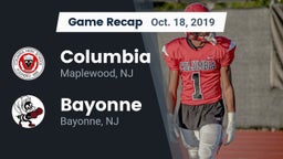 Recap: Columbia  vs. Bayonne  2019