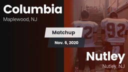 Matchup: Columbia  vs. Nutley  2020