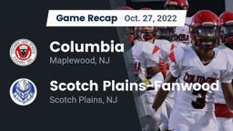 Recap: Columbia  vs. Scotch Plains-Fanwood  2022